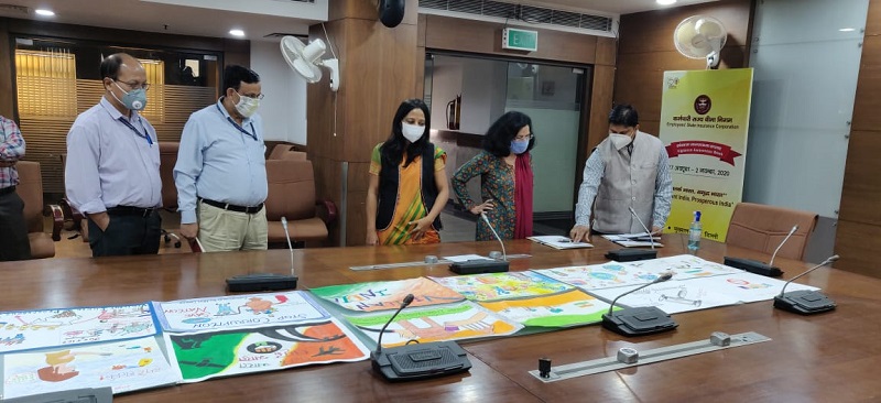 कर्मचारी राज्‍य बीमा निगम (ई.एस.आई.सी) में सतर्कता जागरूकता सप्‍ताह का आयोजन