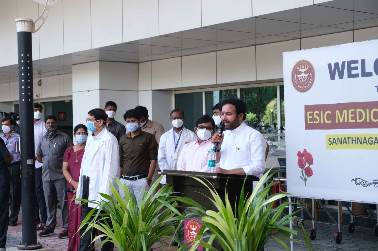 Press Release on dedication of new services at ESIC Medical College, Sanathnagar, Hyderabad